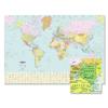 Map Marketing World Political Map Unframed W1236xH866mm - BEX