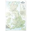 Map Marketing British Isles Motoring Map Unframed W830xH1200mm - BIM