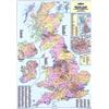 Map Marketing Counties Districts Unitary Authorities Wall Map - BIC