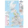Map Marketing Postcode Areas Map Unframed W830xH1200mm - BIPA