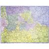 Map Marketing Postal Districts of London Map W1180x930mm - GLPC