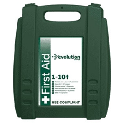 Safety First-Aid Standard Statutory Kit with Wall Bracket 1-10 Persons W170xH260xD80mm Ref K10T