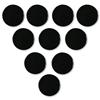 Nobo Magnet Markers Round Plastic Diameter 25mm Black Ref 1901018 [Pac