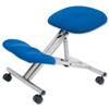 Trexus Kneeling Office Chair Steel Framed on Castors Gas Lift Seat H480-620mm Blue
