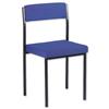Trexus Side Chair Stackable Steel Frame Upholstered Seat