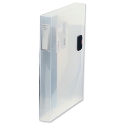 Snopake DocBox Box File with Push Lock 35mm Spine A4 Clear Ref 12861 - Price Offer - Item image