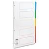 Concord Index Multicolour-tabbed Mylar-Reinforced 4 Holes - CS6