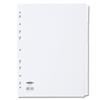 Concord Subject Dividers 150 gsm Punched 11 Holes 5-Part A4 White Ref
