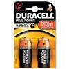 Duracell Plus Battery Alkaline 1.5V C [Pack 2] - 81275329