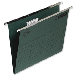 Elba Verticfile Ultimate Suspension File Manilla 240gsm Foolscap Green Ref 100331250 [Pack 50]