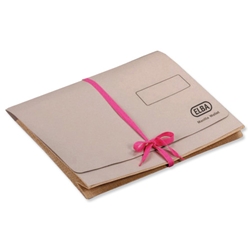 Elba Deed Legal Wallet with Security Ribbon Capacity 50mm Foolscap Buff Ref 100080791 [Pack 25]