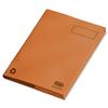 Elba Clifton Flat File with Back Pocket 315gsm Capacity 50mm Foolscap Orange Ref 100090298 [Pack 25]