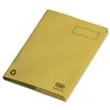 Elba Clifton Flat File with Back Pocket 315gsm Capacity 50mm Foolscap Yellow Ref 100090300 [Pack 25]