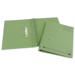 Elba Spirosort Transfer Spring File Recycled 315gsm 35mm Foolscap Green Ref 100090160 [Pack 25]