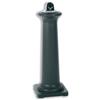 Rubbermaid Ash Bin Free-standing 311x311x1001mm Black - 9W30-00-BLA