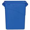 Rubbermaid Slim Jim Recycling Bin 60 Litres Blue - 3541-73-BLU