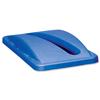 Rubbermaid Slim Jim Lid for Paper Recycling System Blue - 2703-88-BLU