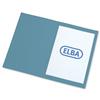 Elba Square Cut Folder Recycled Lightweight 180gsm A4 Blue Ref 100090203 [Pack 100]