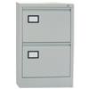 Triumph Trilogy Filing Cabinet 2 Drawer Lockable - TR2D Grey