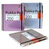 Pukka Pad Project Book Wirebound 200pp 80gsm A4 [Pack 3] - 6970-MET