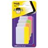 Post-it Index Filing Tabs Strong Flat 51x38mm Six Each of 4 - 686PLOY