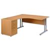Sonix Style Cantilever Radial Desk Left Hand with 600mm - 100865