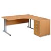 Sonix Style Cantilever Radial Desk Right Hand with 600mm - 100866