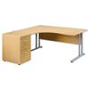 Sonix Style Cantilever Radial Desk Right Hand with 600mm - 100877