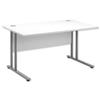 Sonix Style Cantilever Desk Rectangular W1400xD800xH725mm - 100892