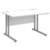 Sonix Style Cantilever Desk Rectangular W1200xD800xH725mm - 100893