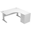 Sonix Premier Radial Desk Right Hand with 600mm Desk-High - 100923