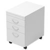 Trexus Mobile Filing Pedestal Tall Under-desk 3-Drawer - 100939