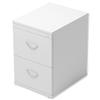 Trexus Filing Cabinet 2-Drawer W480xD600xH720mm White - 100948