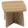Adroit Coffee Table W550xD550xH460mm Cherry Marbella - 101099