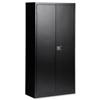 Trexus Storage Cupboard Steel 2-Door W914xD400xH1806mm Black - 101210