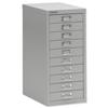 Bisley SoHo Multidrawer Cabinet 10-Drawer H590mm Grey - 101228