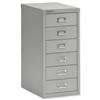 Bisley SoHo Multidrawer Cabinet 6-Drawer H590mm Silver - 101234