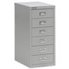 Bisley SoHo Multidrawer Cabinet 6-Drawer H590mm Grey - 101235