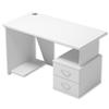 Sonix Ariel Home Work Desk with Pedestal W1200xD600xH725mm - 101261