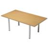 Trexus Boardroom Table Rectangular Post Leg - 101289
