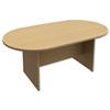 Trexus Boardroom Table D-End Panel Leg W1800xD1000xH725mm Oak - 101304