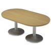 Trexus Boardroom Table D-End Pillar Leg W1800xD1000xH725mm - 101309