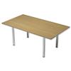 Trexus Boardroom Table Rectangular Post Leg - 101315