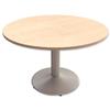 Trexus Boardroom Table Round Pillar Legs Dia1200xH725mm Maple - 101323