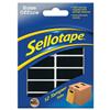 Sellotape Tamper Tabs Adhesive Mail Security Size 20x40mm [Pack 12]