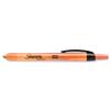 Sharpie Highlighter Retractable with Pocket-clip Chisel Tip Orange Ref S0436921 [Pack 12]