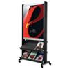 Literature Display Mobile with Two Shelves and A1 Poster - SPP1 01