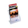 Literature Holder Counter Top Three Tiered Clear Pockets for - 693645