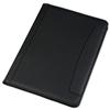 Conference Folder Folio Leather Look Writing Case A4 Black