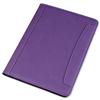 Conference Folder Folio Leather Look Writing Case A4 Purple